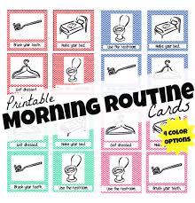 MORNING ACTIVITIES CARDS